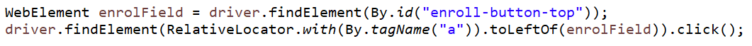 Relative Locator methods