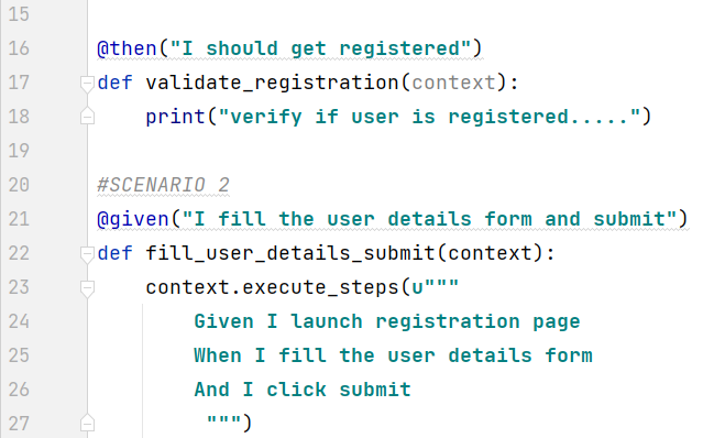 Python Behave BDD