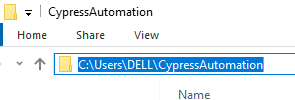 Cypress on Windows