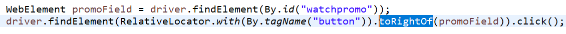 Relative Locator methods